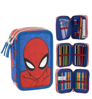 Federmäppchen mit Spider-Man-Zubehör