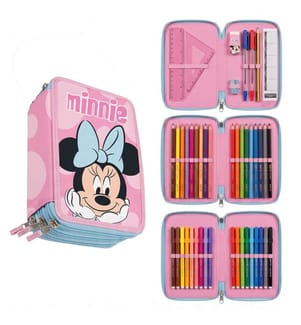 Stiftetui mit Minnie-Accessoires