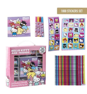 Set mit 1.000 Hello-Kitty-Aufklebern