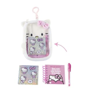 Hello Kitty-Schreibwaren-Set mit Plüschtier