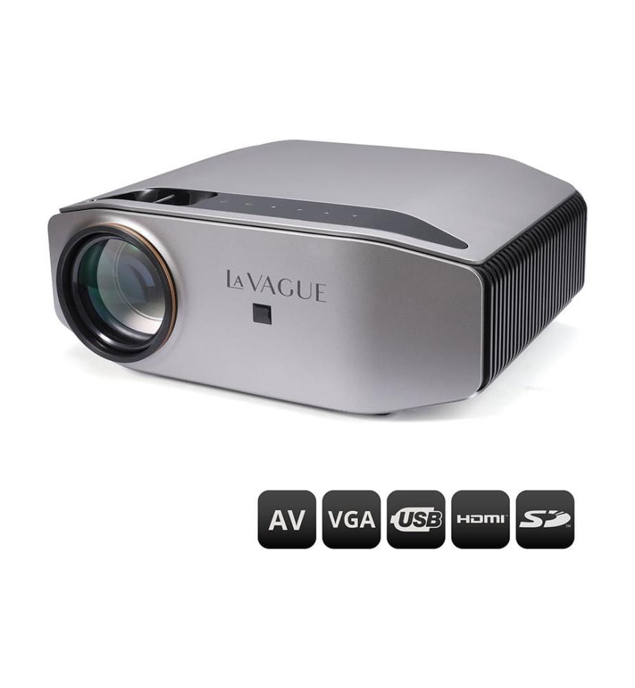 LV-HD500 Full HD LED Projector, 3,400 Lumens - Gray