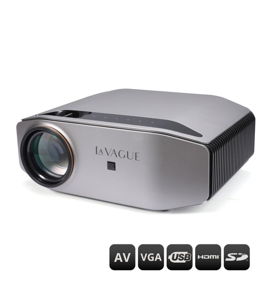 LV-HD500 Full HD LED Projector, 3,400 Lumens - Gray