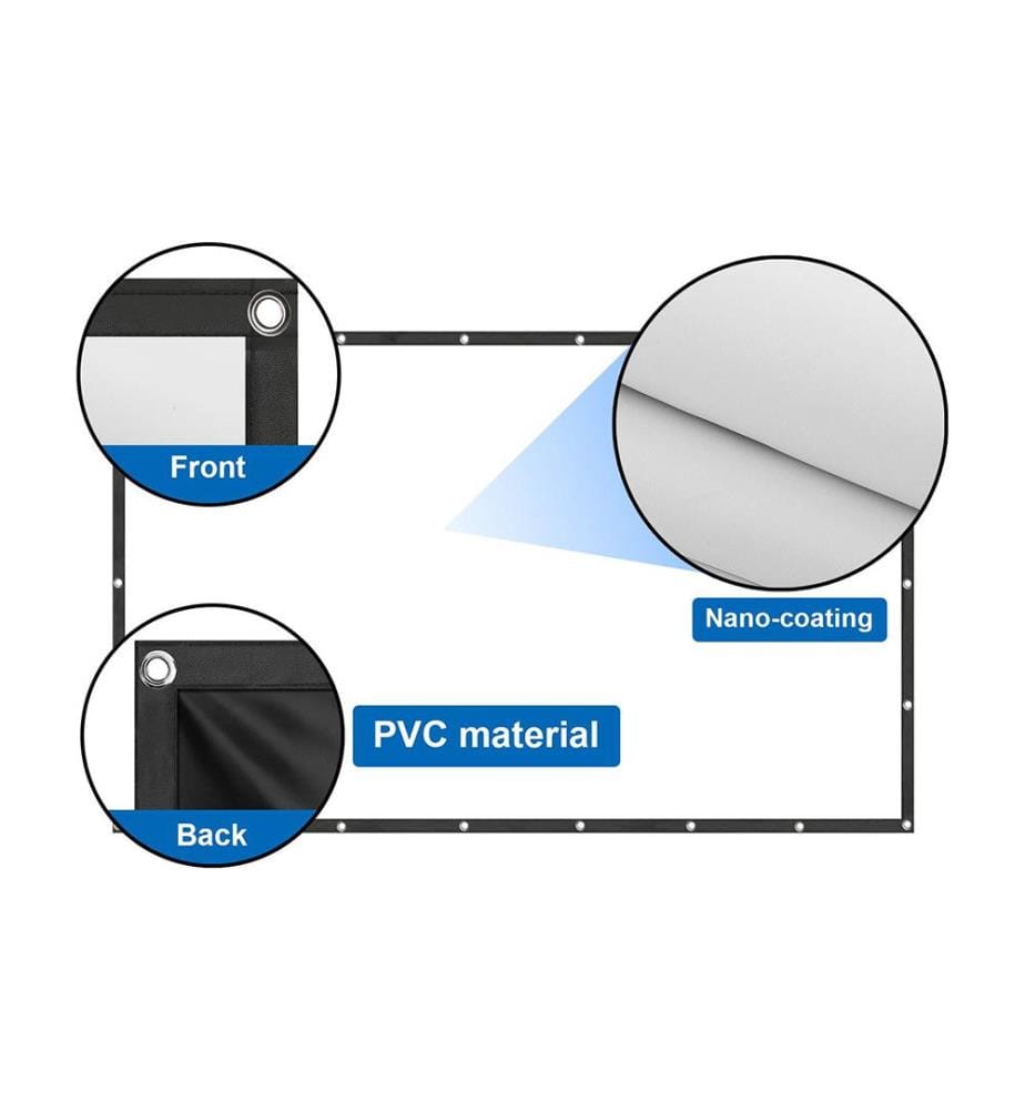 LV-STA100FP PRO 100" Screen - White
