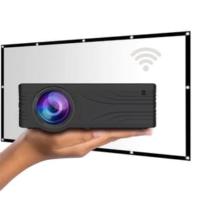LV-HD240 LED Projector Bundle, 2000 Lumens + LV-STA100FP 100" Screen