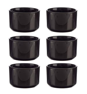 Ensemble de 6 bols ronds en porcelaine 350 ml, collection VESSIA