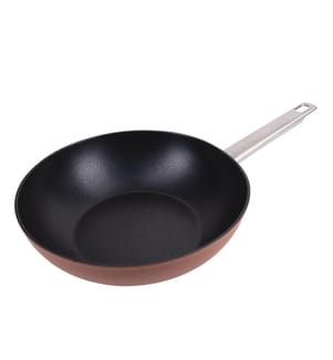 Wok San Ignacio AGROS Ø28x7,8cm en aluminium forgé