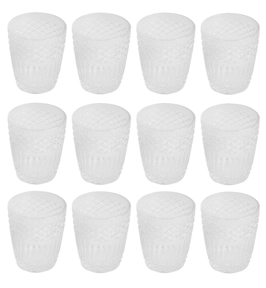 San Ignacio - Coffret de 12 verres en verre transparent de 260 ml