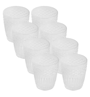 San Ignacio - Lot de 8 verres en verre transparent de 260 ml