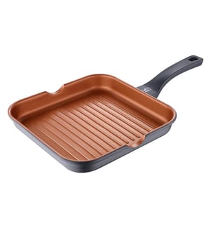 Poêle à griller antiadhésive San Ignacio Ø28cm Bronze