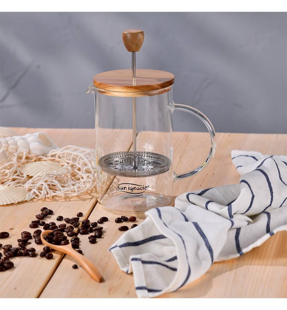 Cafetière à piston en verre borosilicate 15,8 x 10 x 18,8 cm NOIA San Ignacio
