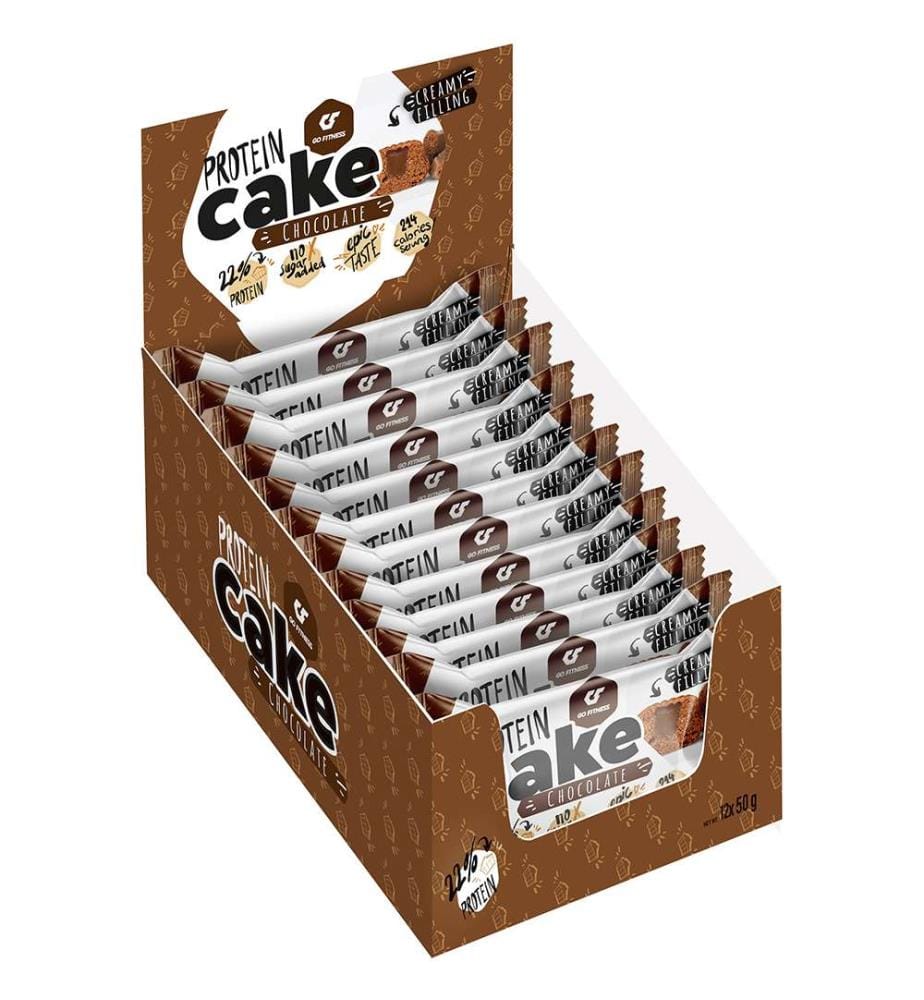 12x GoFitness Nutrition Protein Cake Cioccolato - 50g