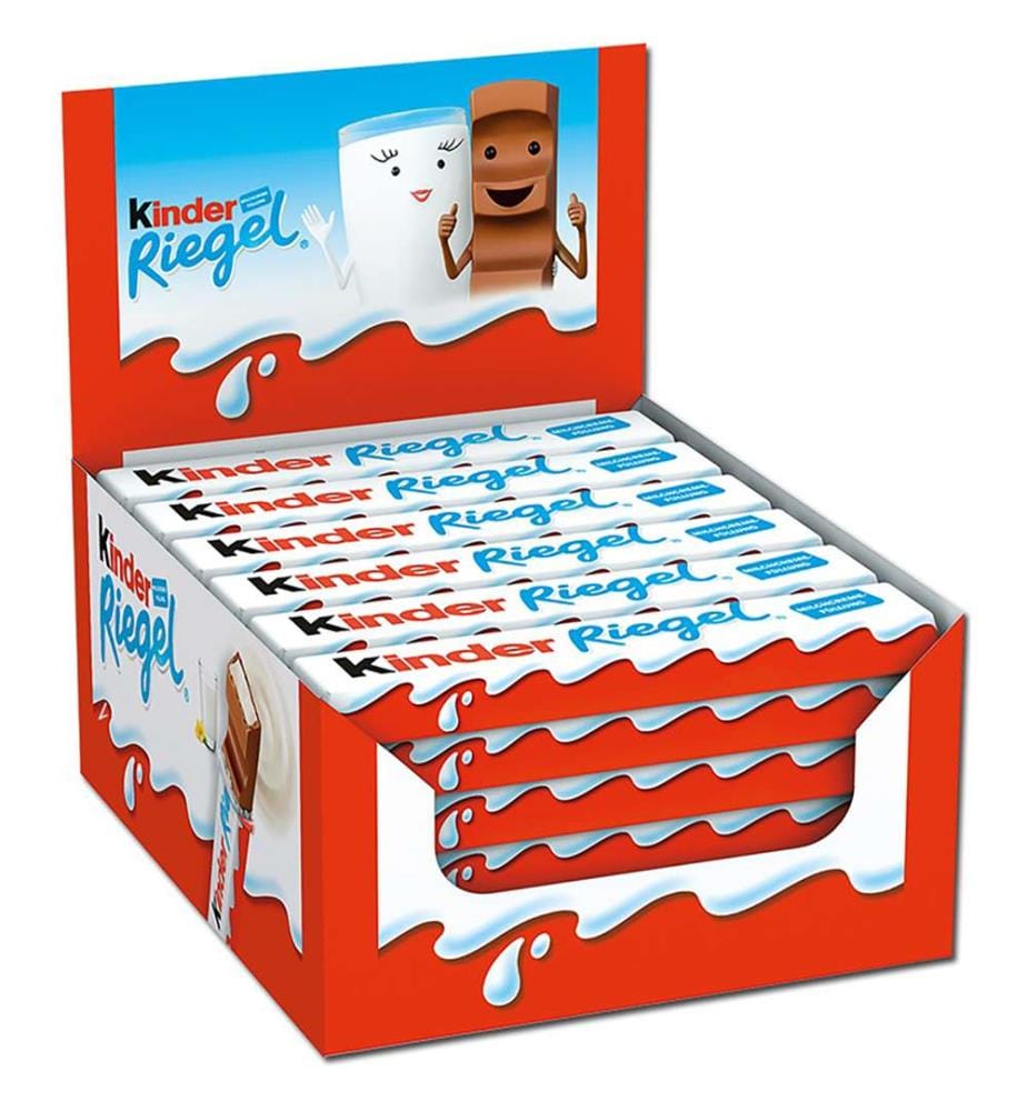 36x Ferrero Kinder Riegel Einzelriegel - 21g