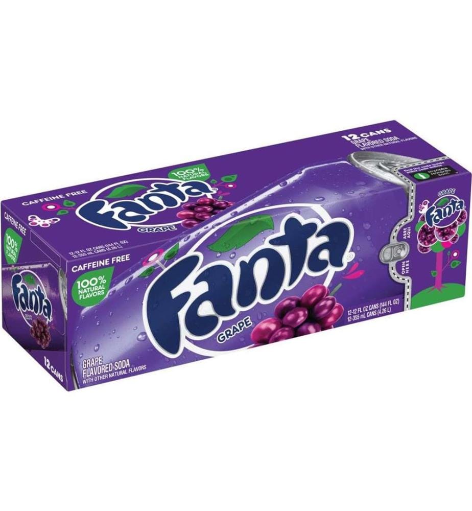 12x USA Fanta Uva - Lattina da 355ml