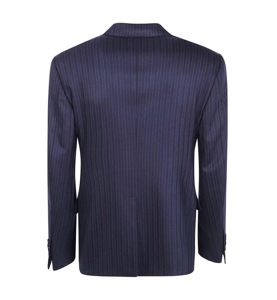 Abito Shelton con motivo a spina di pesce - Blu navy