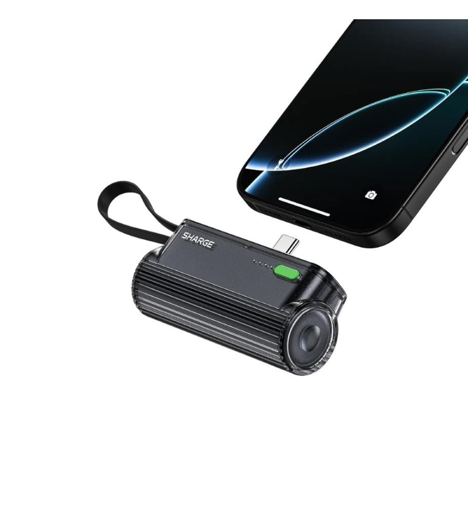 Kompakte Powerbank Flow Mini 2 5000 mAh – Schwarz