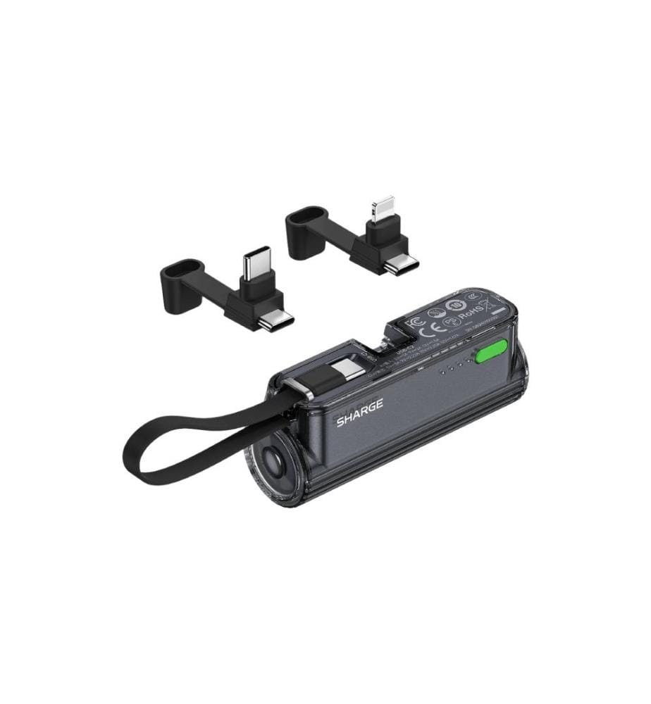 Kompakte Powerbank Flow Mini 2 5000 mAh – Schwarz