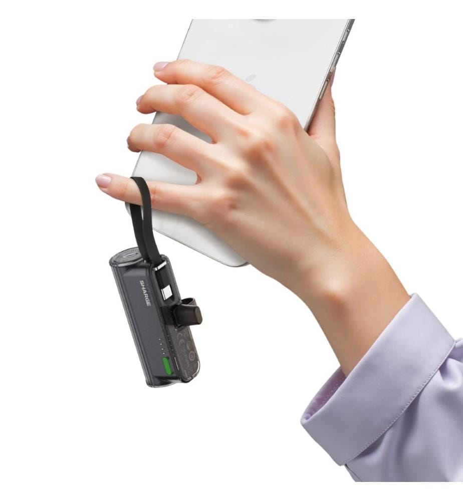 Kompakte Powerbank Flow Mini 2 5000 mAh – Schwarz