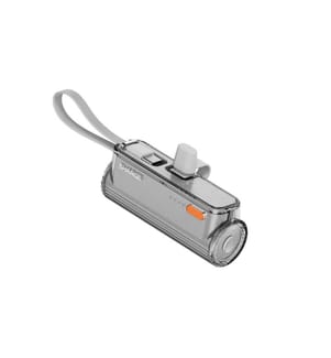 Kompakte Powerbank Flow Mini 2 5000 mAh – Silber