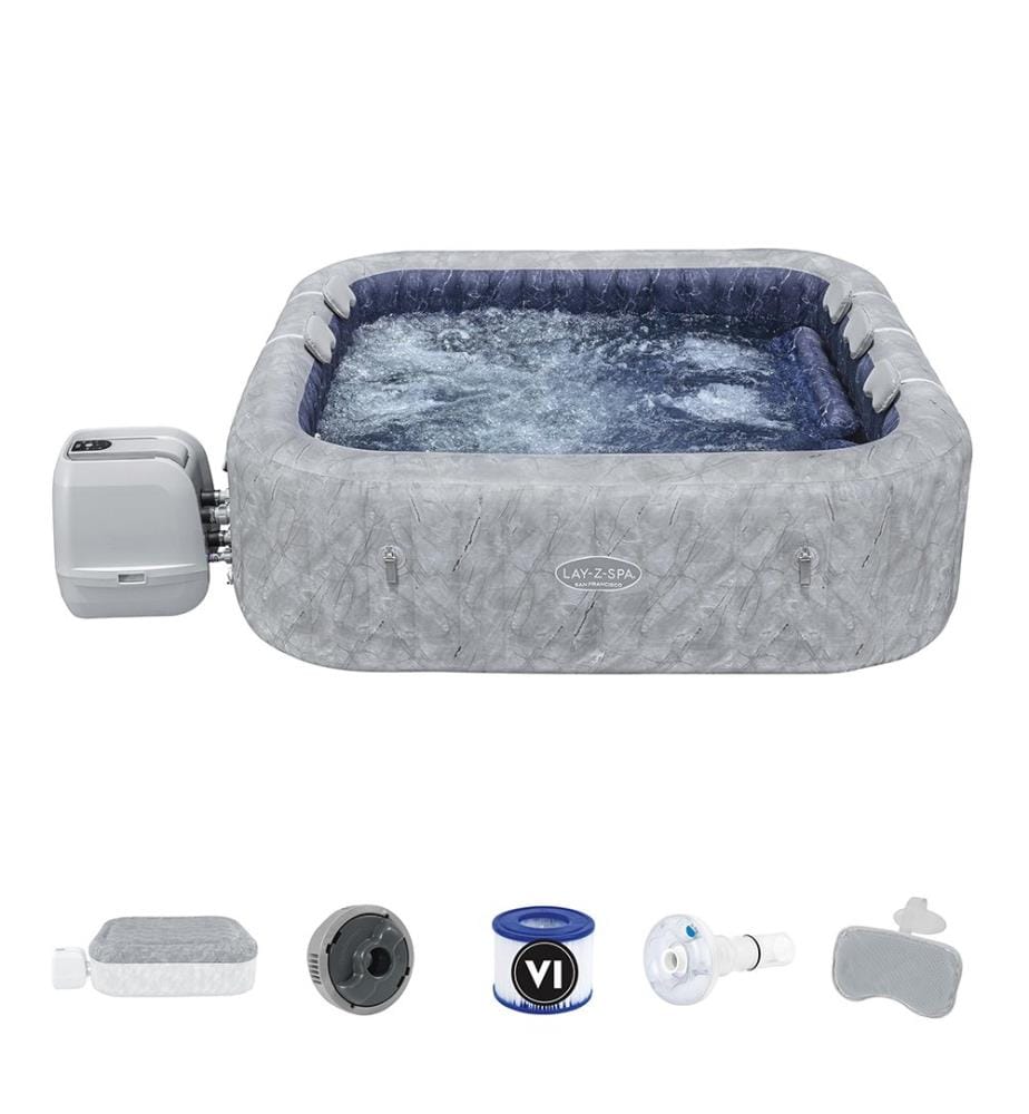 Lay-Z-Spa San Francisco Spa gonfiabile - Grigio