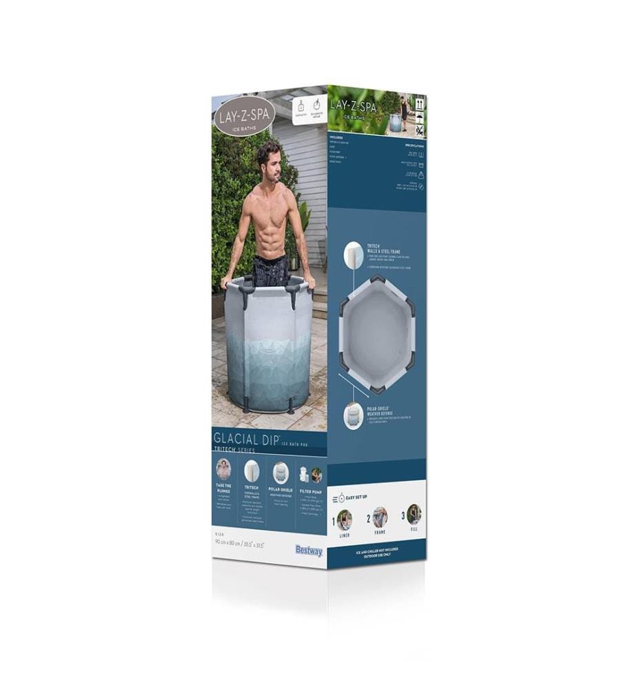 Baignoire glacée Lay-Z-Spa Glacial Dip pour 1 personne - Bleu