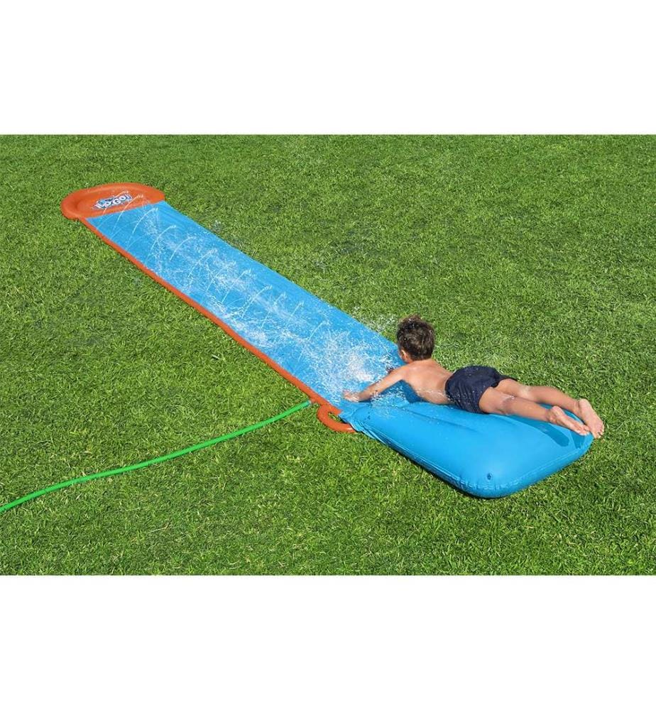 Rampe Tsunami H2Ogo Avec Toboggan Simple - Bleu Orange