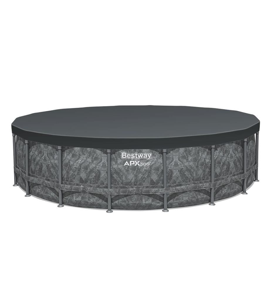 Set de piscine ronde APX 365 549x132cm - Anthracite