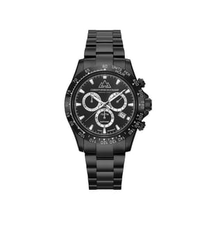 Quarzuhr „Grand Mont“ – Schwarz - 42 mm