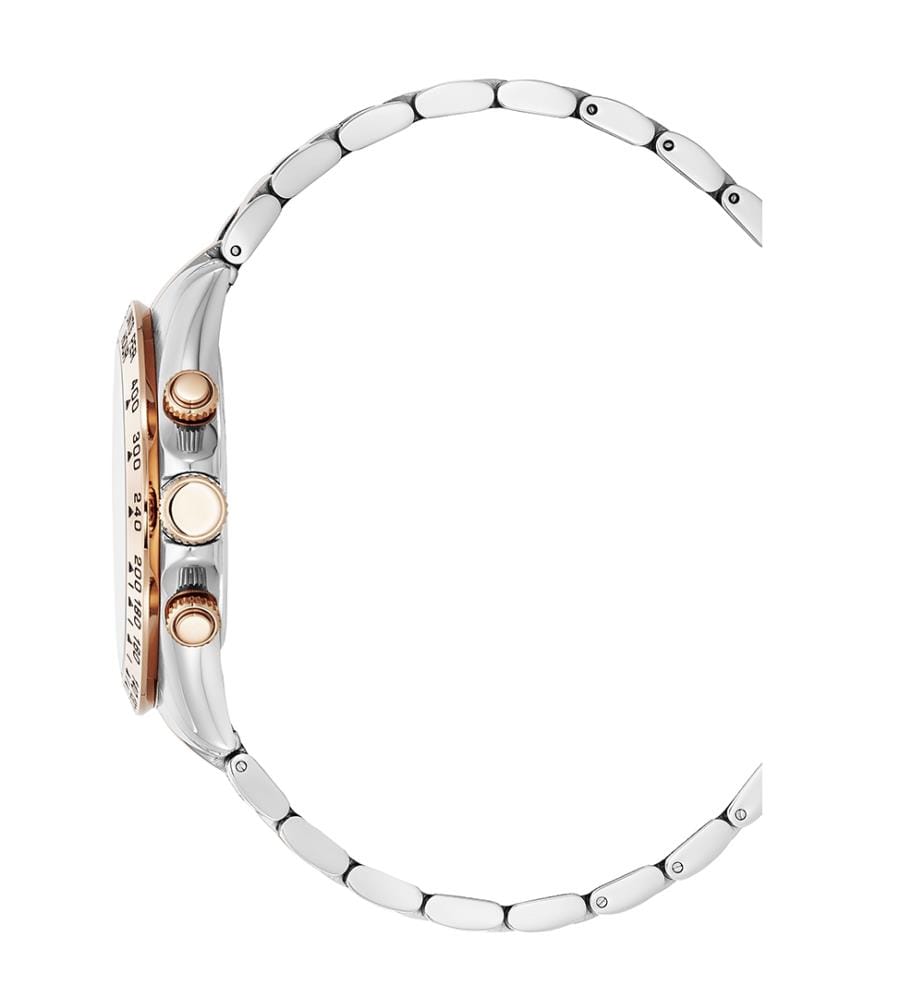 Quarzuhr „Grand Mont“ – Silber & Silber/Roségold - 42 mm