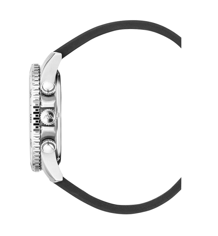 Velocite VI Quartz Watch - Silver & Black - 33,5 mm