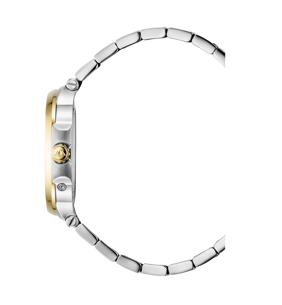 Quarzuhr „L'Envie“ – Sandblau & Silber/Gold - 44 mm