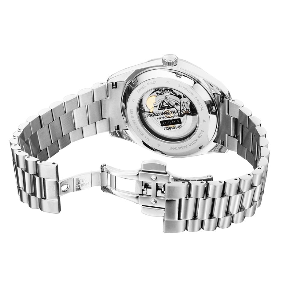 Audace II Automatikuhr – Blau & Silber - 42,7 mm
