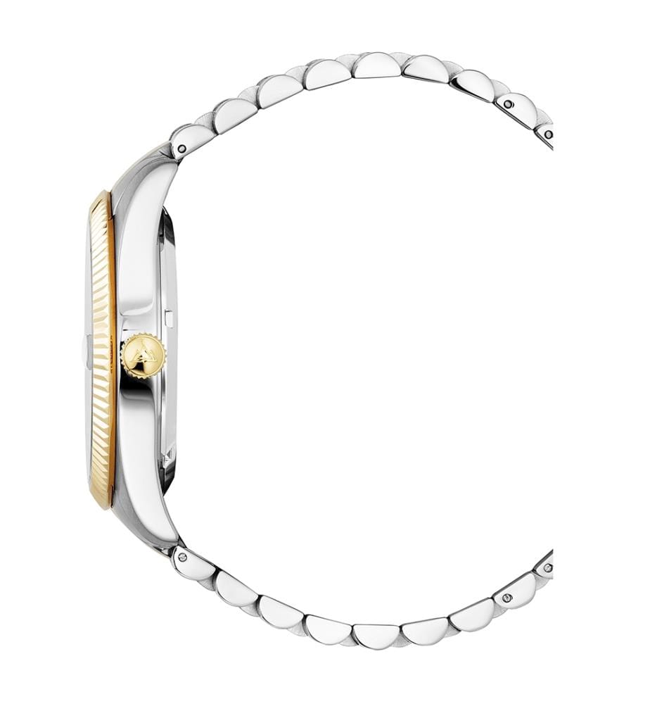 Automatik-Uhr Audace II – Weiss & Silber/Gold - 42,7 mm