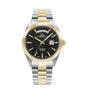 Automatikuhr Audace II – Schwarz & Silber/Gold - 42,7 mm