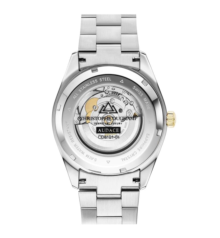 Automatikuhr Audace II – Schwarz & Silber/Gold - 42,7 mm