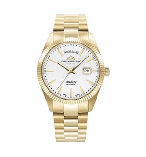 Audace II Automatikuhr – Weiss & Gold - 42,7 mm
