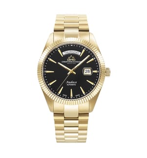 Automatikuhr Audace II – Schwarz & Gold - 42,7 mm