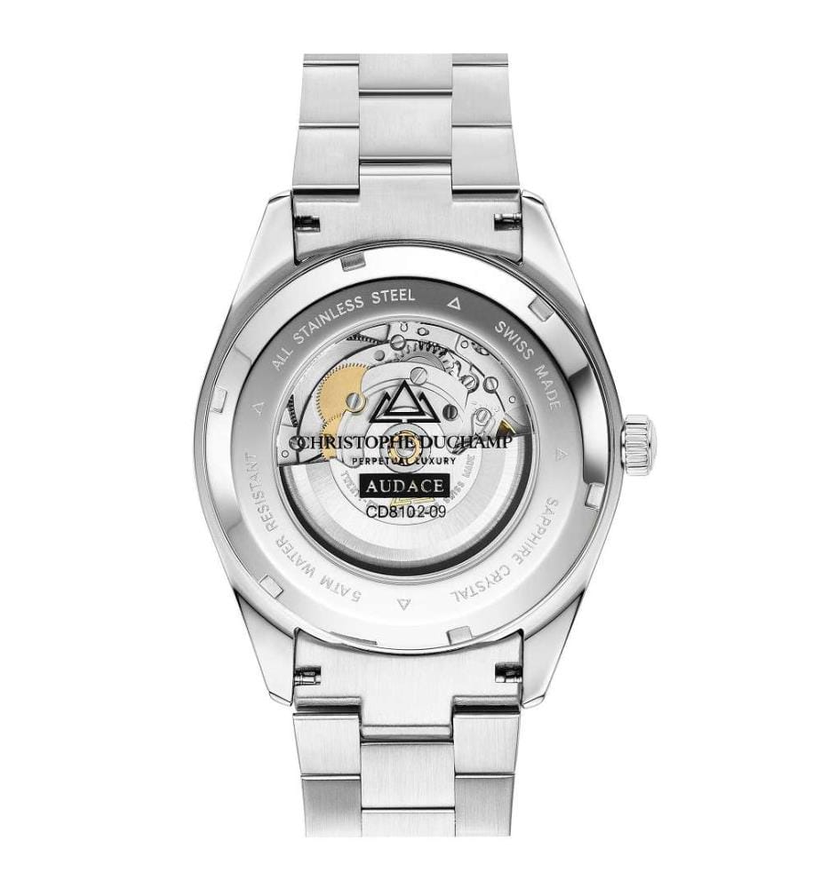 Audace Automatikuhr – Smaragdgrün & Silber - 40,5 mm