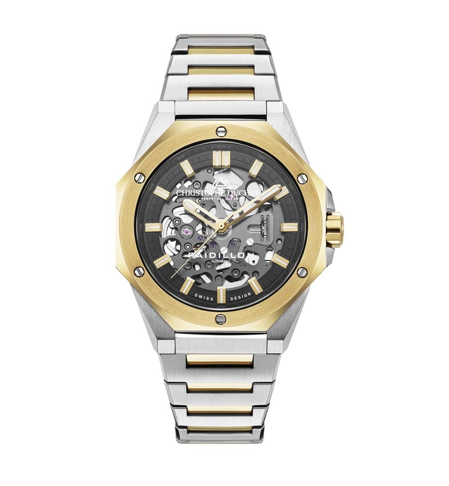Raidillon Skeleton Automatikuhr – Gold - 44,5 mm