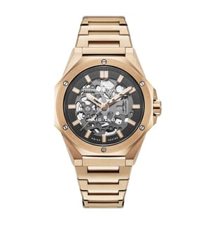 Raidillon Skeleton Automatikuhr – Gold & Roségold - 44,5 mm