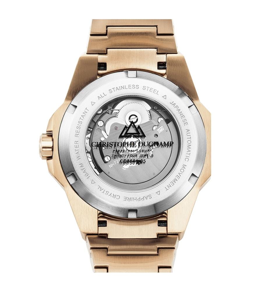 Raidillon Skeleton Automatikuhr – Gold & Roségold - 44,5 mm