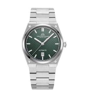 Attitude Automatikuhr – Silber & Grün - 41 mm