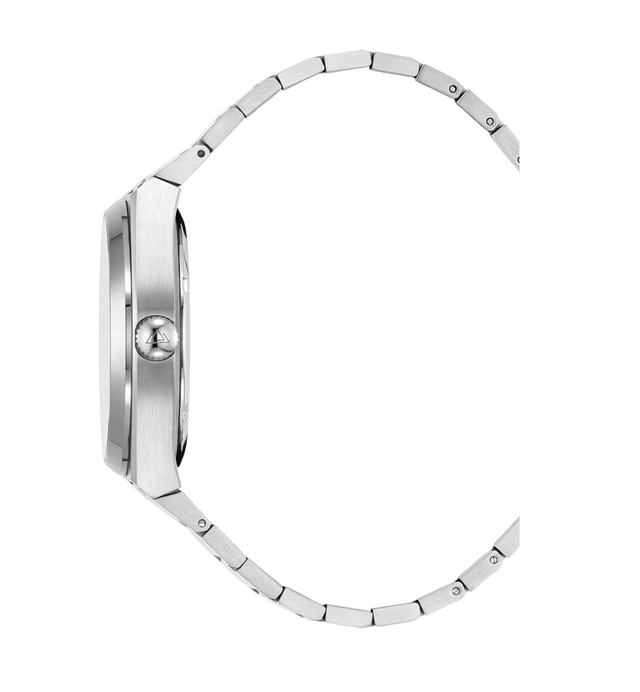 Attitude Automatikuhr – Silber & Grün - 41 mm