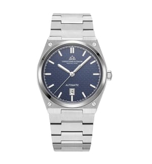 Attitude Automatikuhr – Silber & Blau - 41 mm