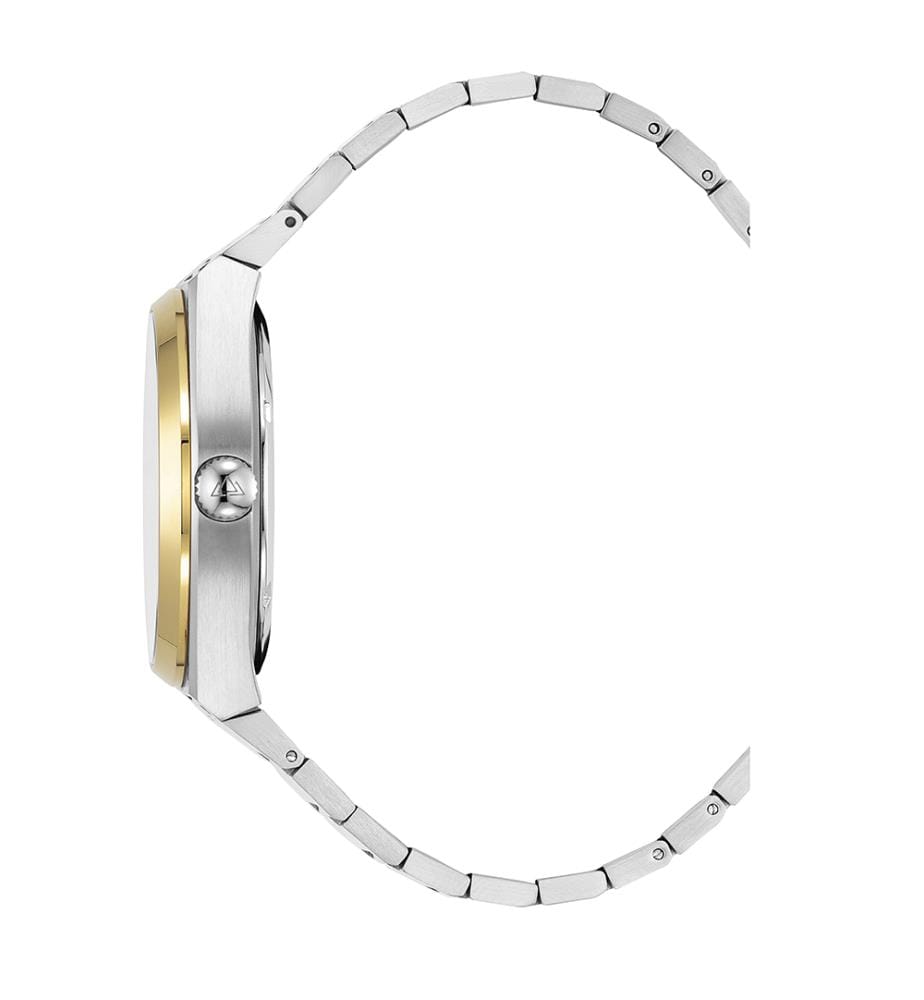 Attitude Automatikuhr – Gold, Silber und Schwarz - 41 mm