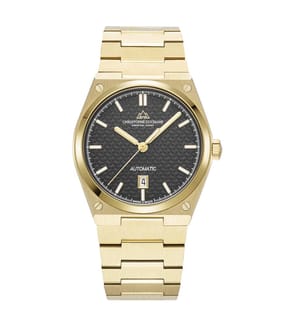 Attitude Automatikuhr – Gelbgold & Schwarz - 41 mm