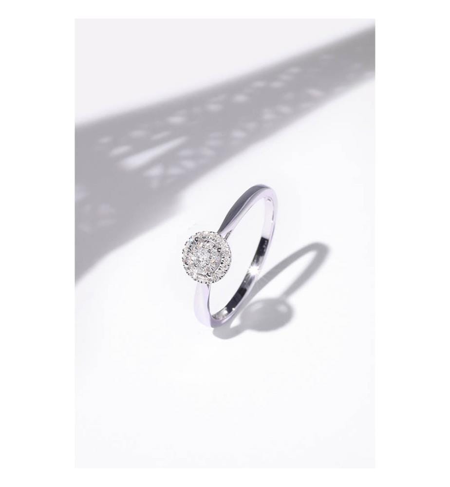 Ring Chamade - Weissgold 375/1000