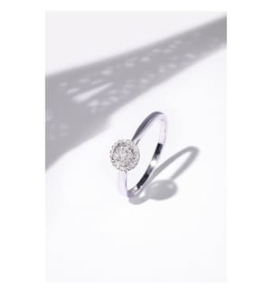 Ring Chamade - Weissgold 375/1000