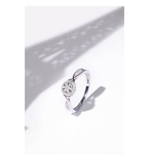 Ring Extase - Weissgold 375/1000