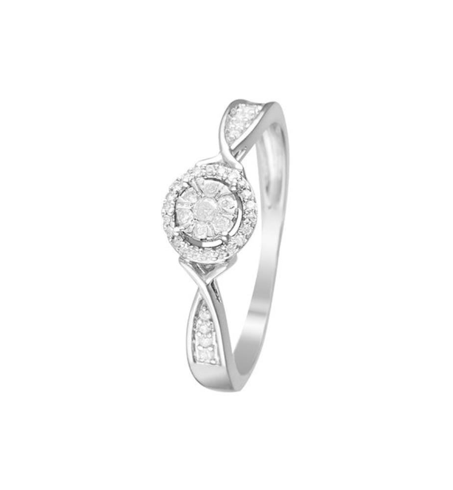 Ring Extase - Weissgold 375/1000