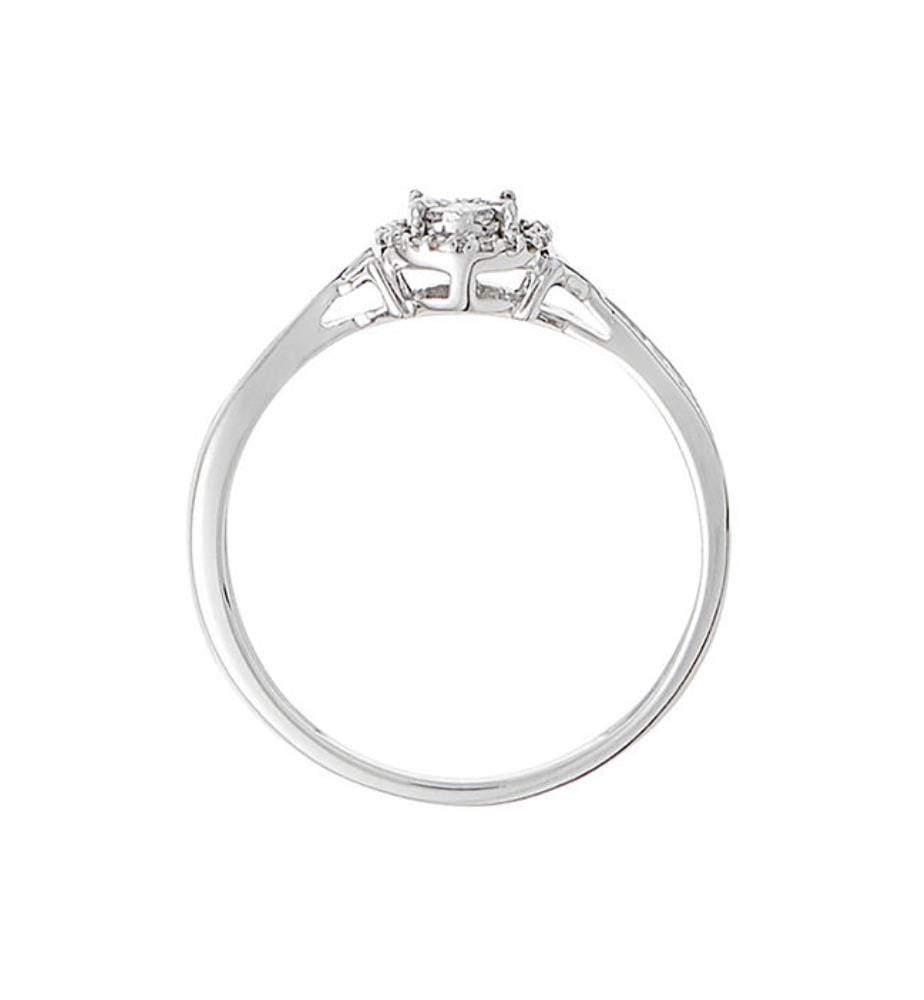 Ring Extase - Weissgold 375/1000